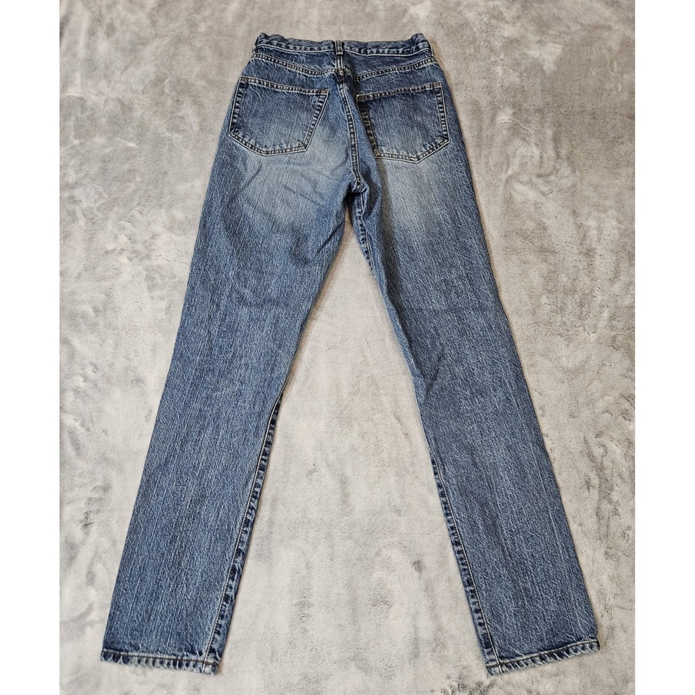 Vintage Banana Republic Women's Button Fly Jeans Size 8 High Waist Slim 25X31 - Picture 8 of 8